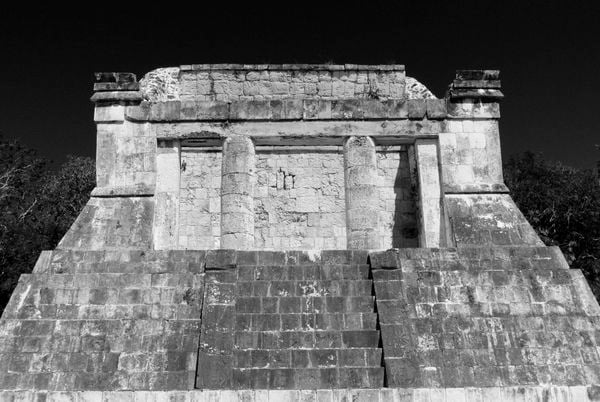 North Temple of Ball Field at Chichen Itza thumbnail