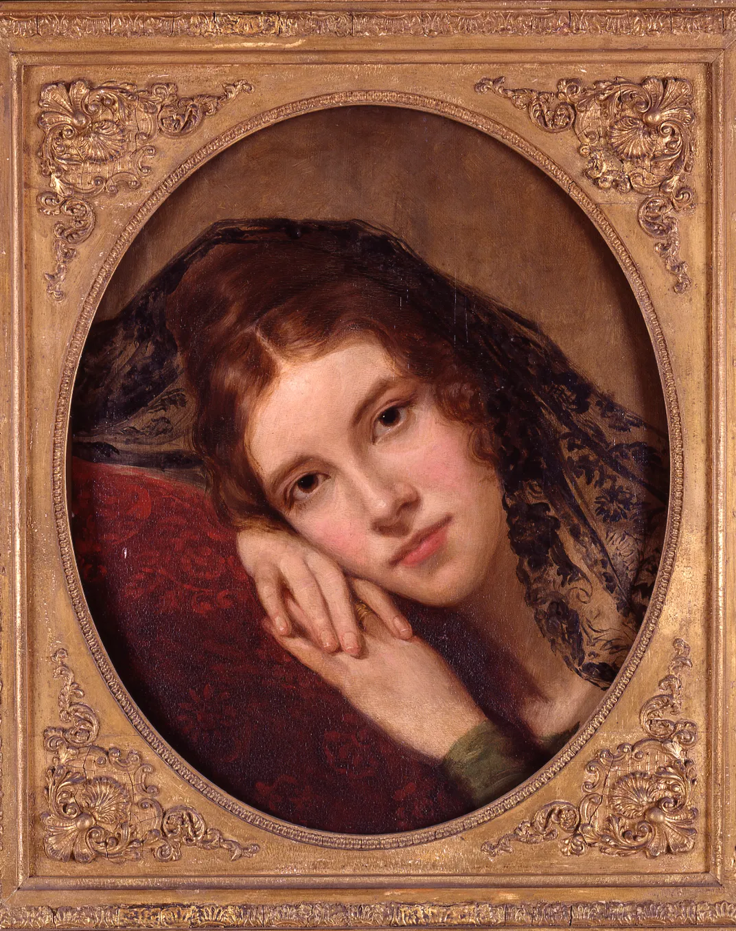 An 1834 portrait of Fanny Longfellow by artist G.P.A. Healy