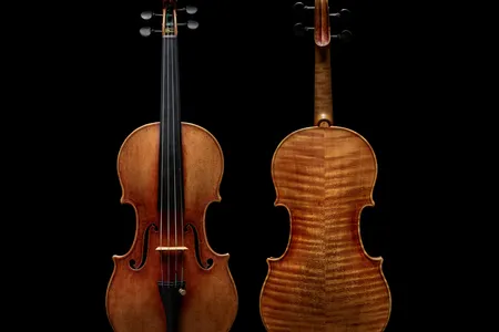 The violin was made in Italy in the early 18th century.