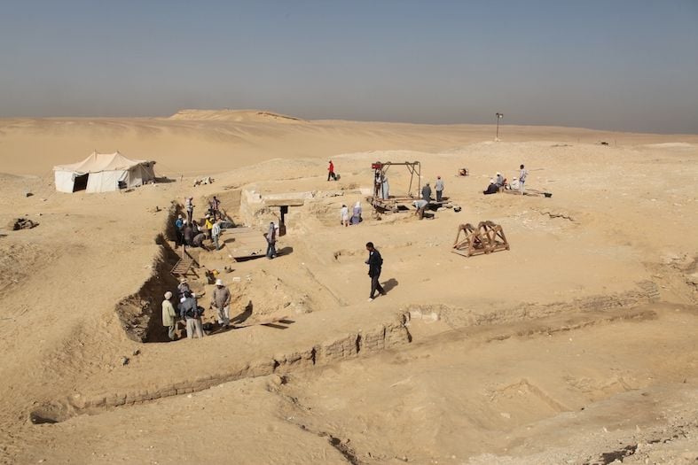 Abusir excavation