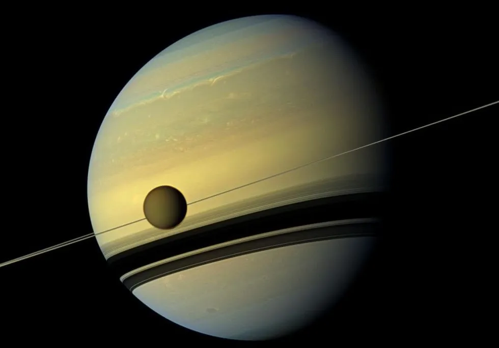 Titan and Saturn