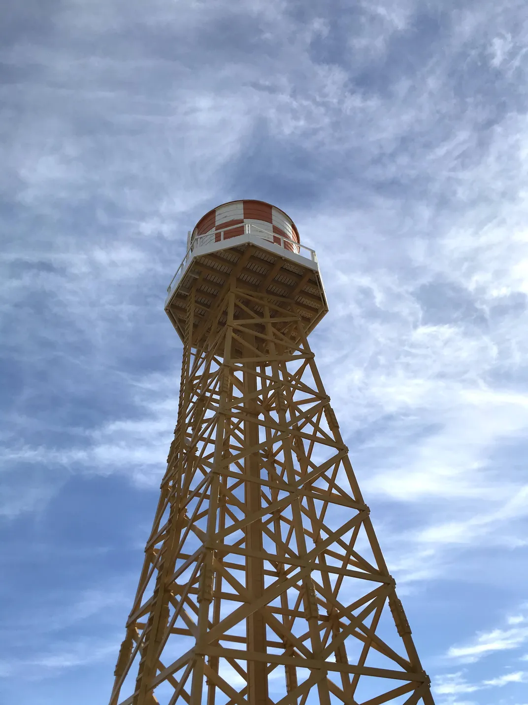 Reassembled water tower at Granada Relocation Center