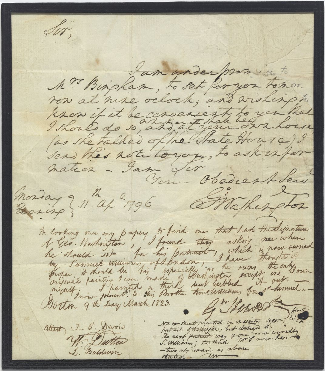 Stuart-Washington Letter