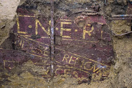 Researchers found the train car during excavations in northern Antwerp.
