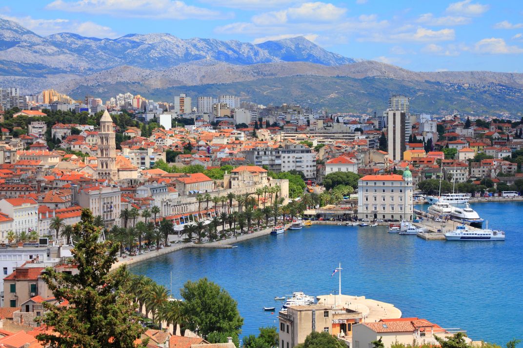 The harbor in Split