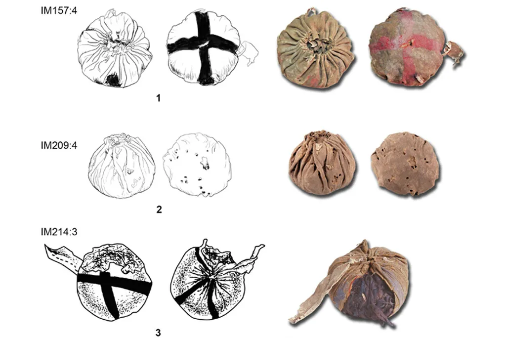 Ancient leather balls