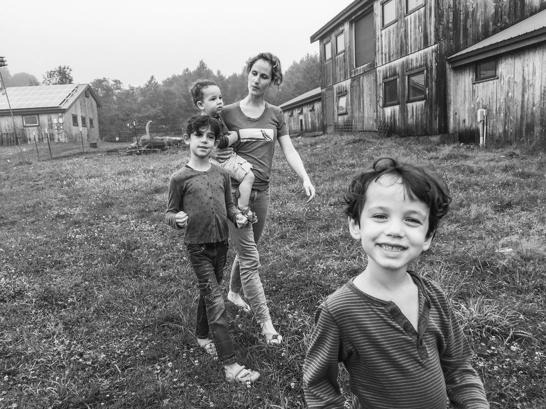 Canadian family visiting a farm in Maine Smithsonian Photo Contest