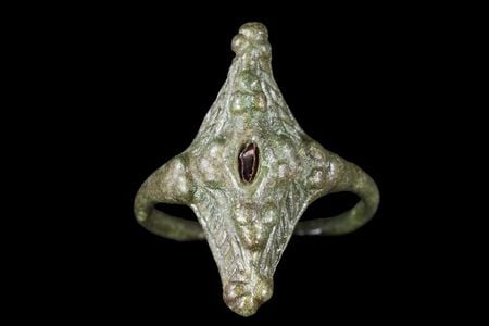 The ring was found on the floor of a Pictish house near Scotland&#39;s northern coast.