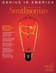 Cover of Smithsonian magazine issue from November 2014