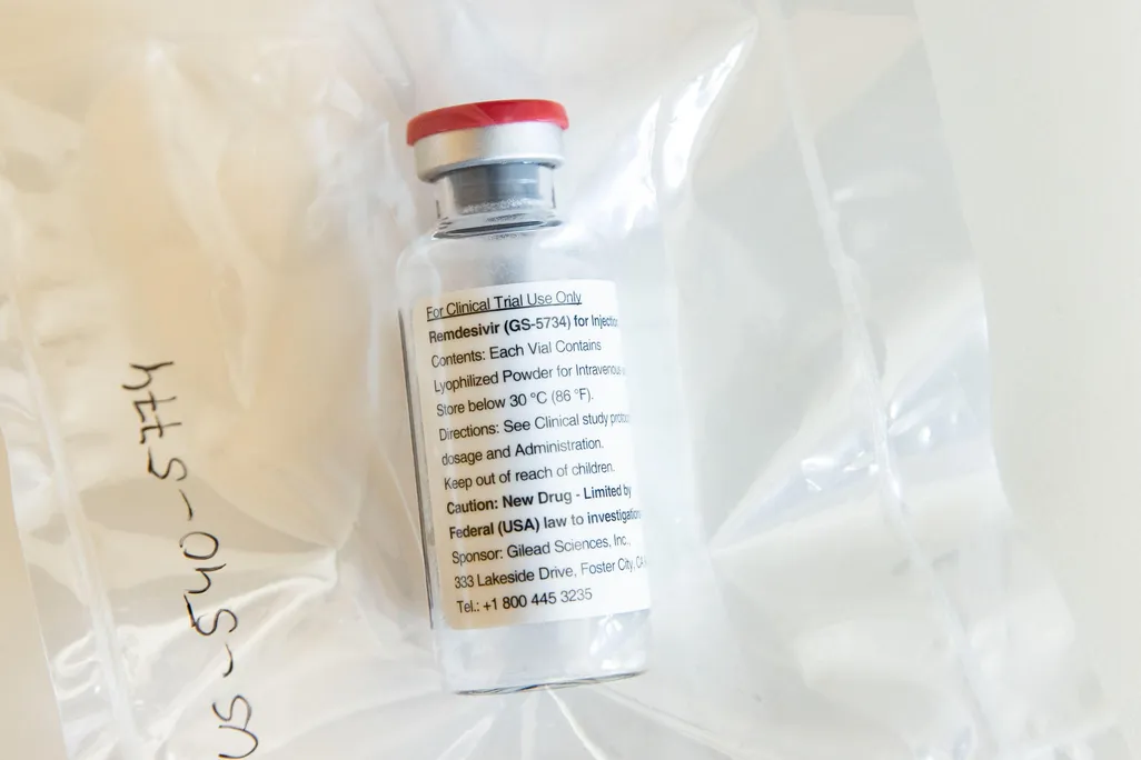 vial of remdesivir