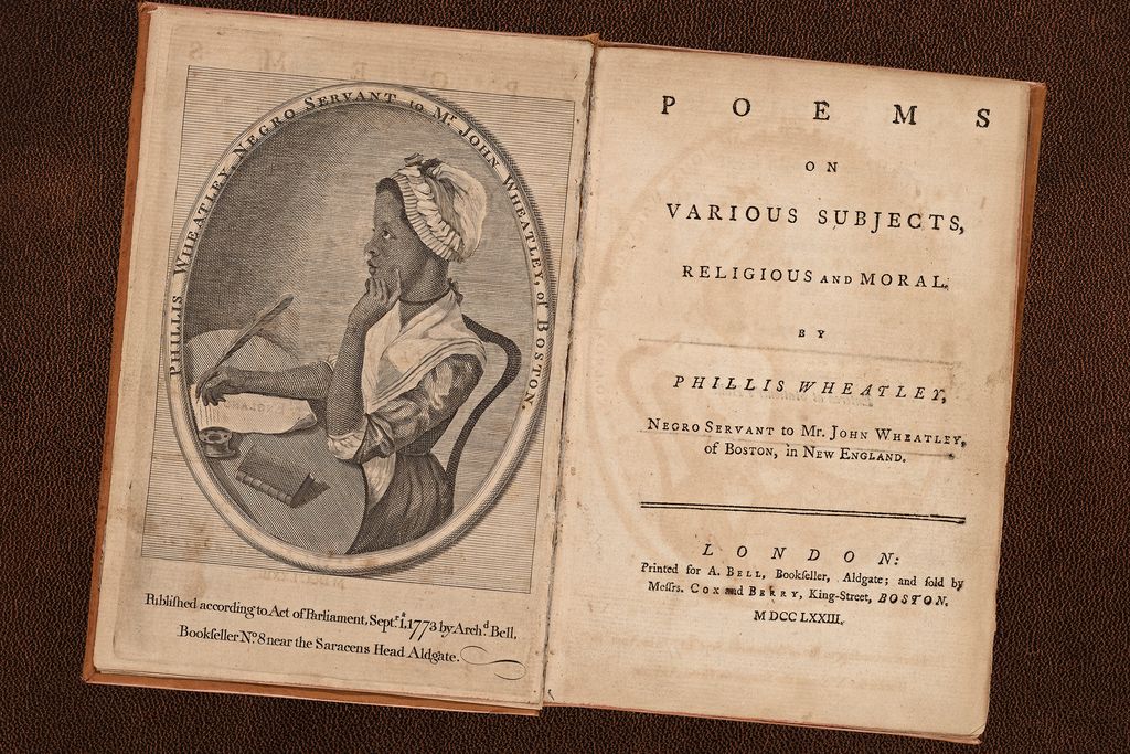 Phillis Wheatley's book