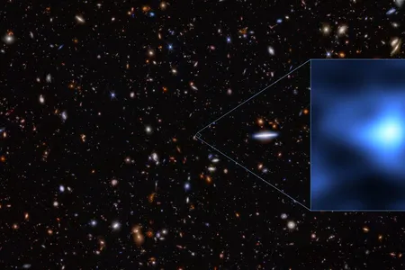 JADES-GS-z14-0 is the most distant known galaxy, dating to less than 300 million years after the Big Bang. Scientists were surprised to find oxygen there.