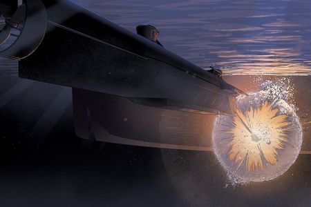 The HL Hunley pressed its torpedo against the side of the USS Housatonic until it detonated.