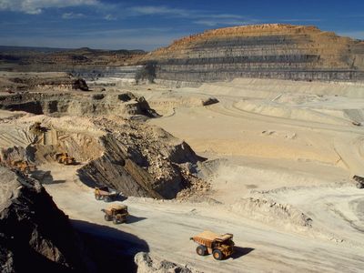For the time being, at least, the lands near the Grand Canyon will not be converted into something resembling this uranium mine in New Mexico. 