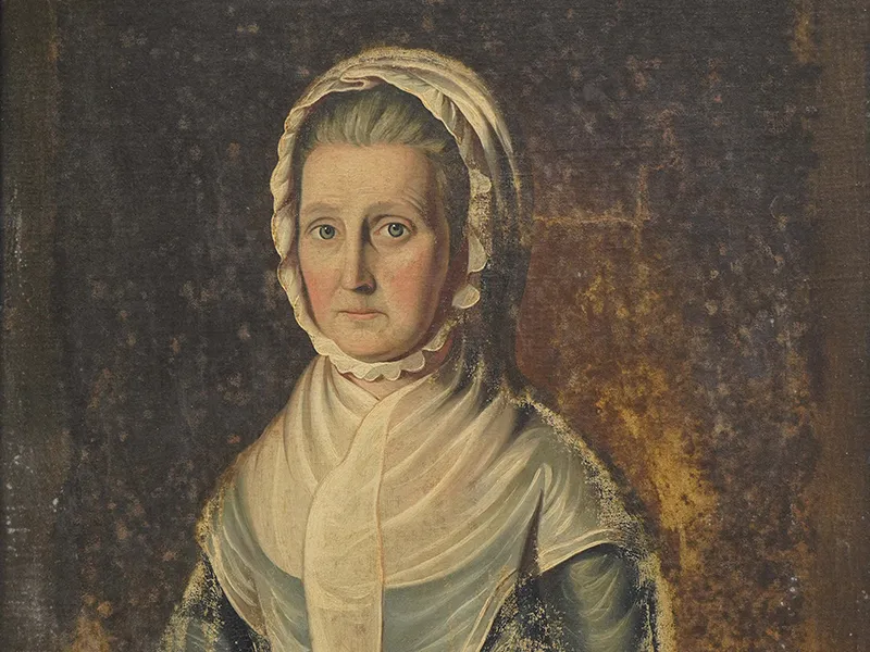 A recently discovered portrait believed to be of Jane Strachey, English School, c.1788