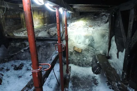 Warming temperatures allowed archaeologists to begin examining the barracks, which had previously been sealed off by a glacier, in 2017.