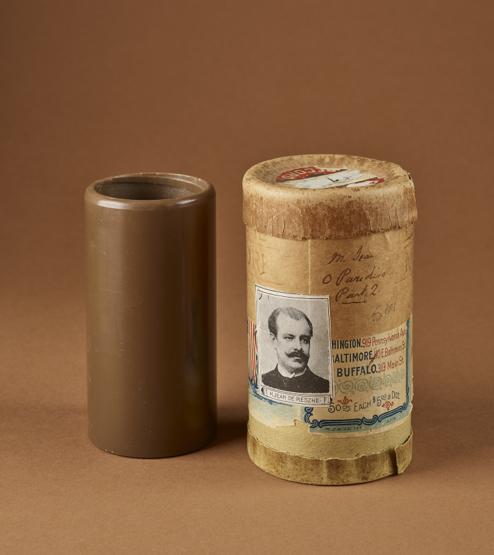 Early opera recordings on wax cylinders by Lionel Mapleson, part of the Rodgers and Hammerstein Archives of Recorded Sound at The New York Public Library for the Performing Arts.