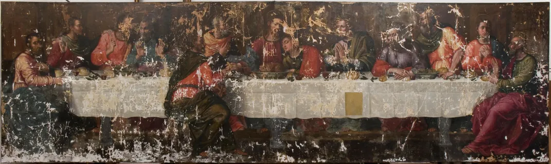 Plautilla Nelli full Last Supper unrestored