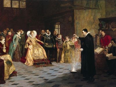 "John Dee Performing an Experiment before Elizabeth I"