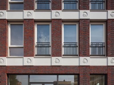 Emoji cover the facade of this Dutch building.