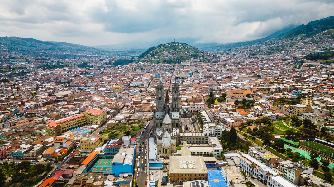 Panorama of Quito
