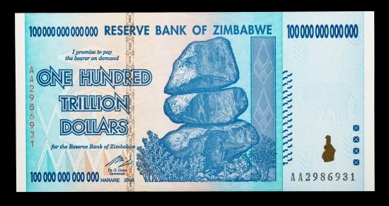 100 trillion dollar note