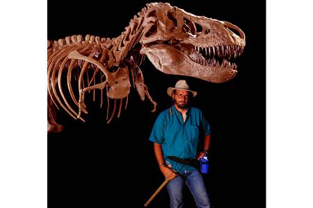 Paleontologist Jack Horner served as scientific adviser on all of the  films and is believed to have inspired the character of Dr. Alan Grant. Here, Horner in 1998.
