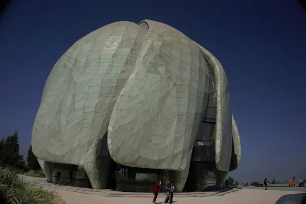 Bahai Temple high in Andes, near Santiago, Chile. Camera: Sony A6000. thumbnail