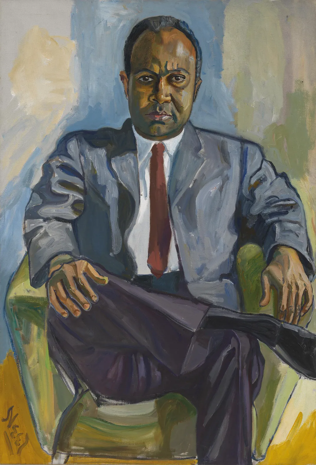 Alice Neel, James Farmer, 1964