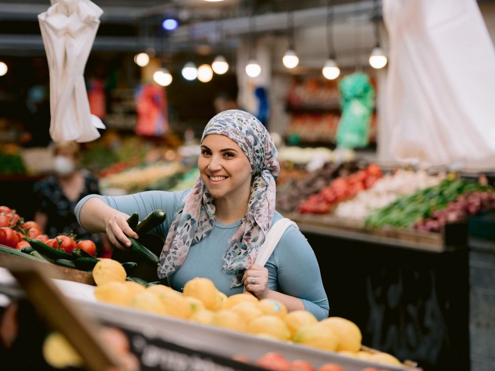 Chef Danielle Renov offers up festive Hanukkah ideas from her new cookbook during a Smithsonian Associates Streaming program on December 6. (Moshe Wulliger)