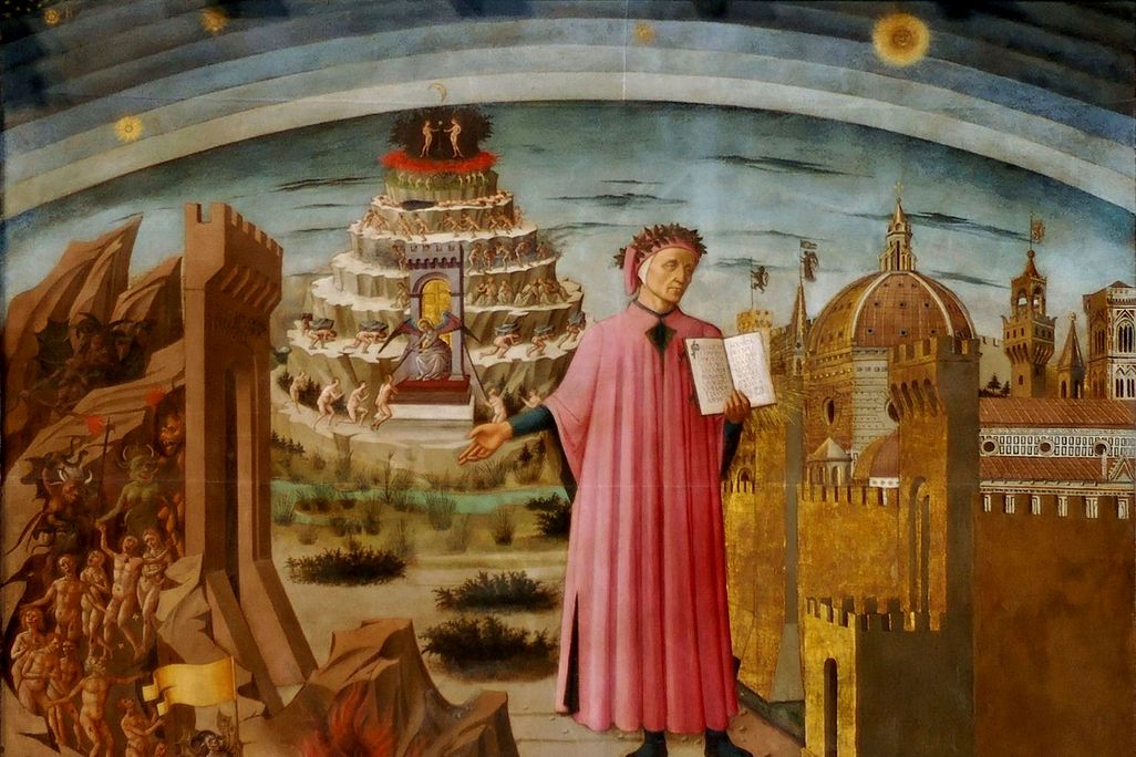 Dante fresco by Domenico di Michelino