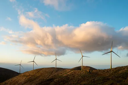 Gorona del Viento, a hybrid power station on El Hierro that generates energy using both wind and water, has five windmills.