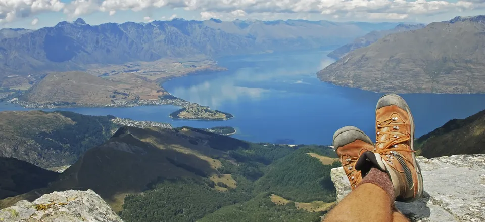  Hiker's view of Queenstown 