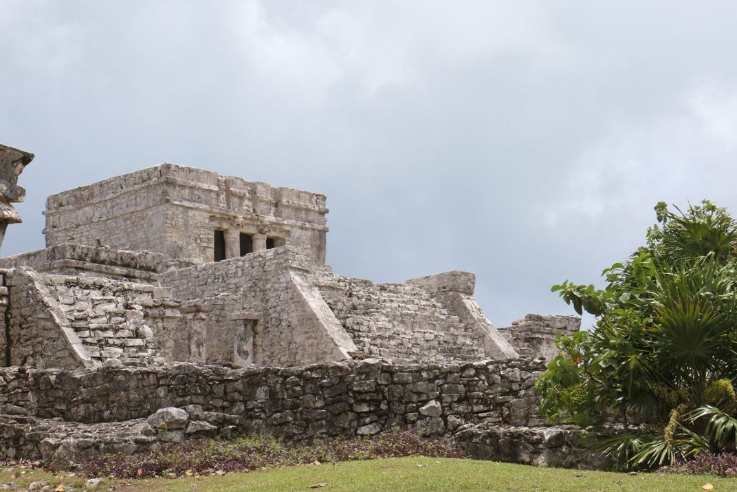 A building at the Tulum ruins in Tulum, Mexico in August 2016