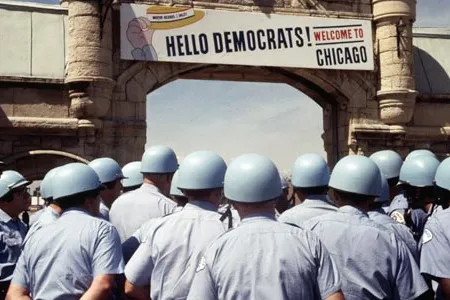 Inside the convention hall, delegates battled over the Vietnam War and the power of the party establishment. Outside, Chicago police prepared for a parallel battle with antiwar protesters who flooded the city.
