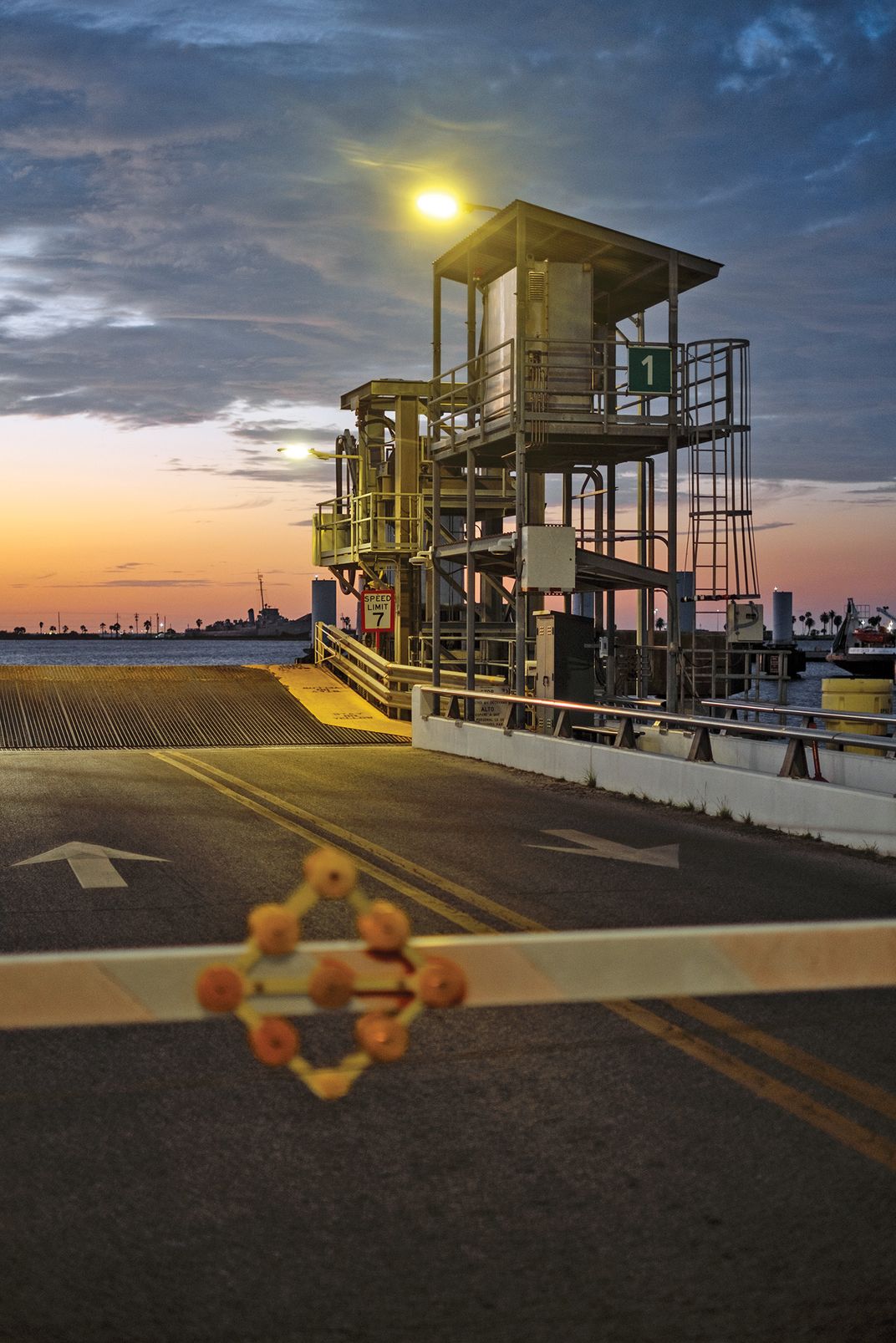 The Galveston-Port Bolivar Ferry Terminal