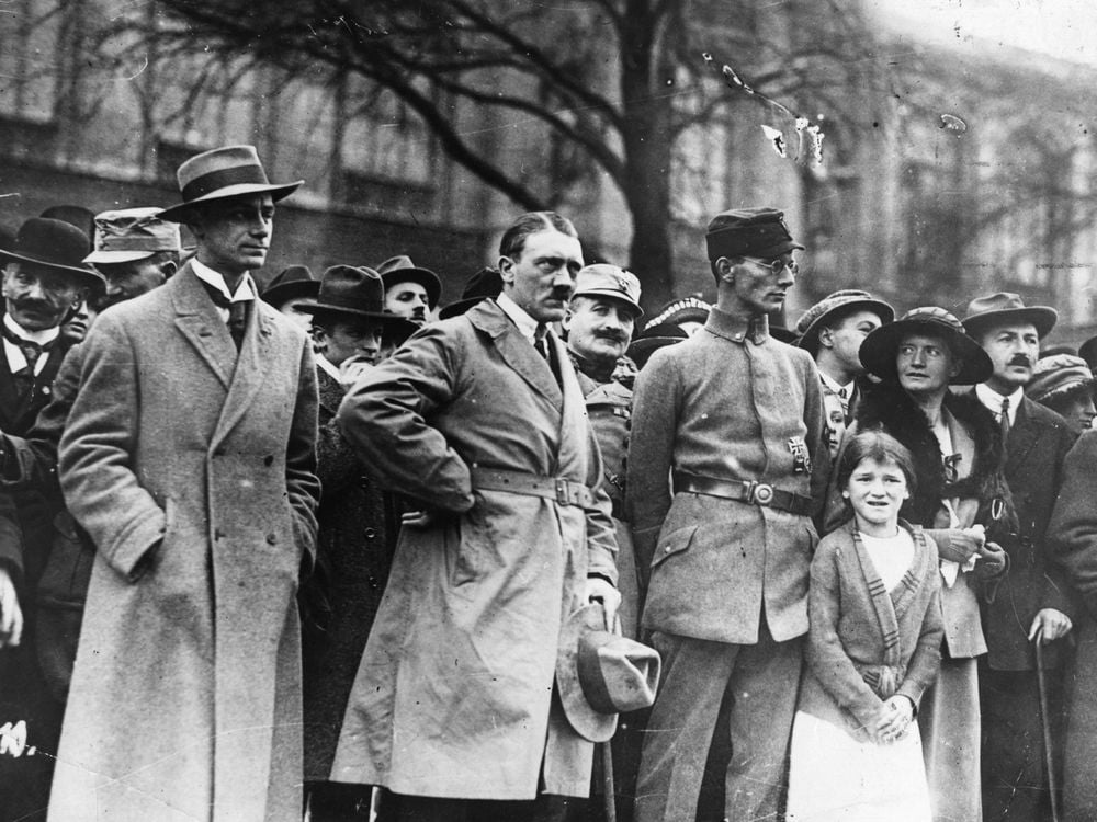 Hitler, Alfred Rosenberg and Friedrich Weber