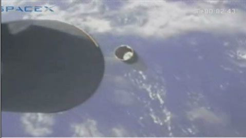 The privately funded Falcon 1 rocket reaches orbit on its fourth try.