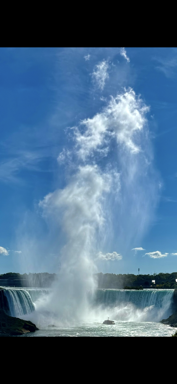 Angel in the mist at Niagara Falls. thumbnail