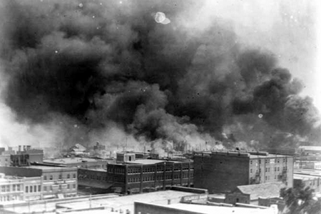 Tulsa in flames