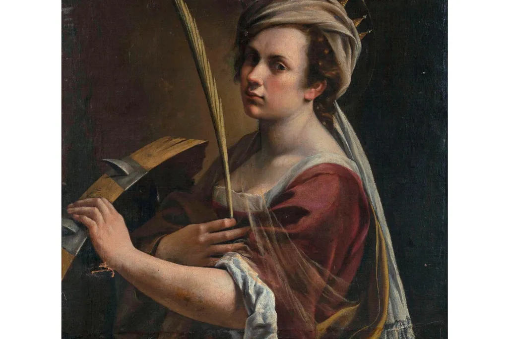 Self-Portrait as St. Catherine of Alexandria, Artemisia Gentileschi, circa 1615-1617