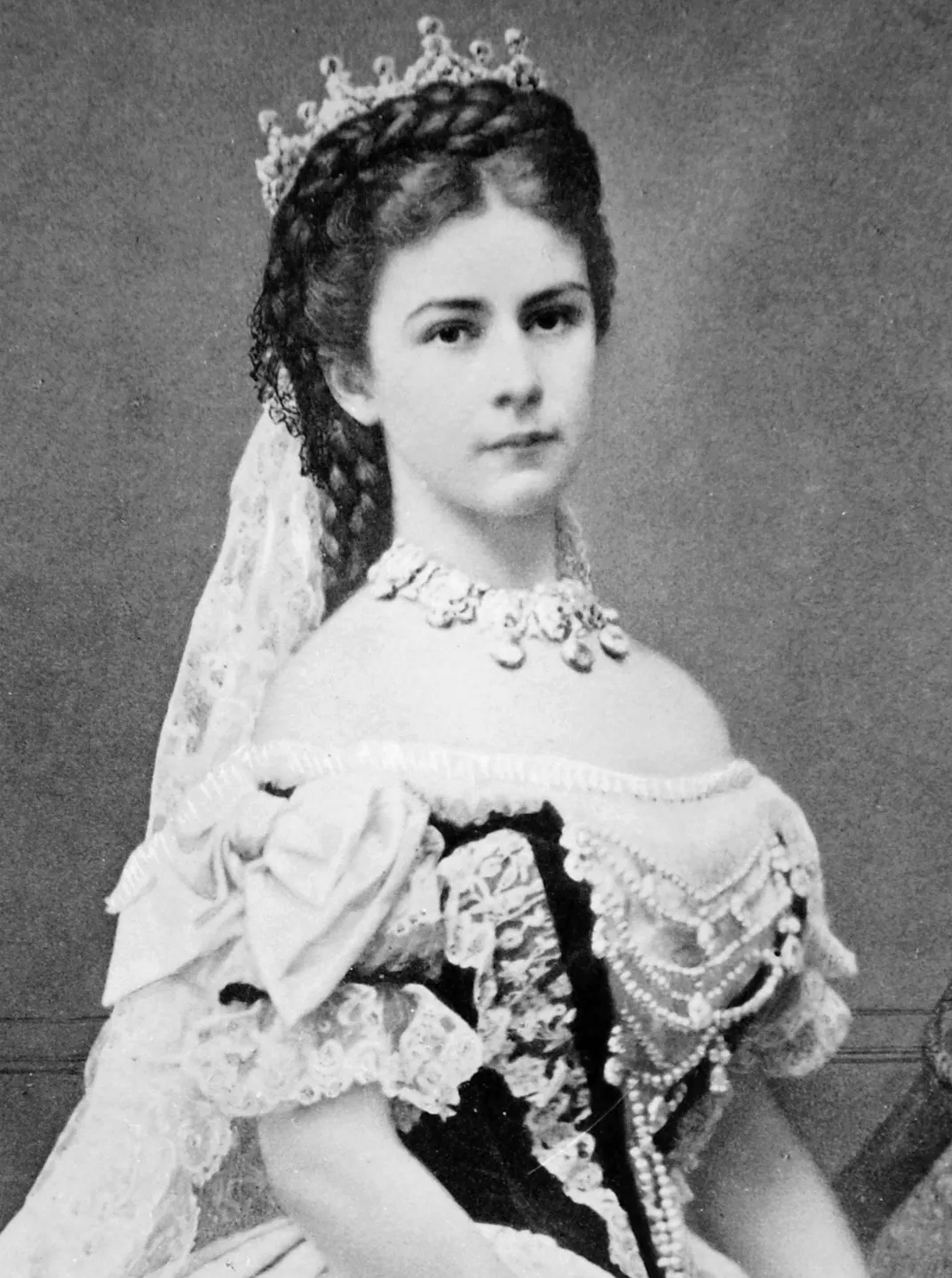 An 1867 photo of Elisabeth