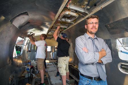 Associate Professor Jason Kring advises the student group working on MEERS.