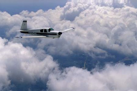 Mooney M20C (not the one we flew)