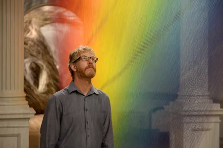 When people come to the Smithsonian,” says lighting designer Scott Rosenfeld, (inside the gallery displaying the work of mixed media artist Gabriel Dawe) “they want to experience art. They don’t have to worry about spectrum.”