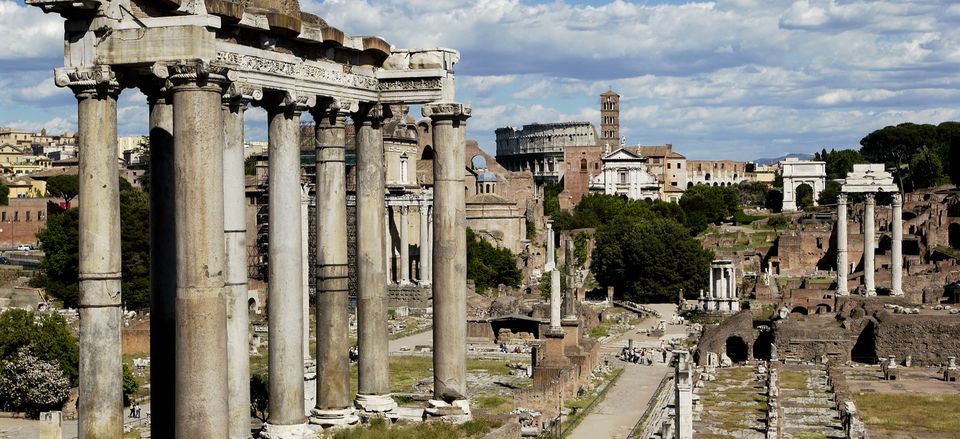  The Roman Forum in Rome, Italy 