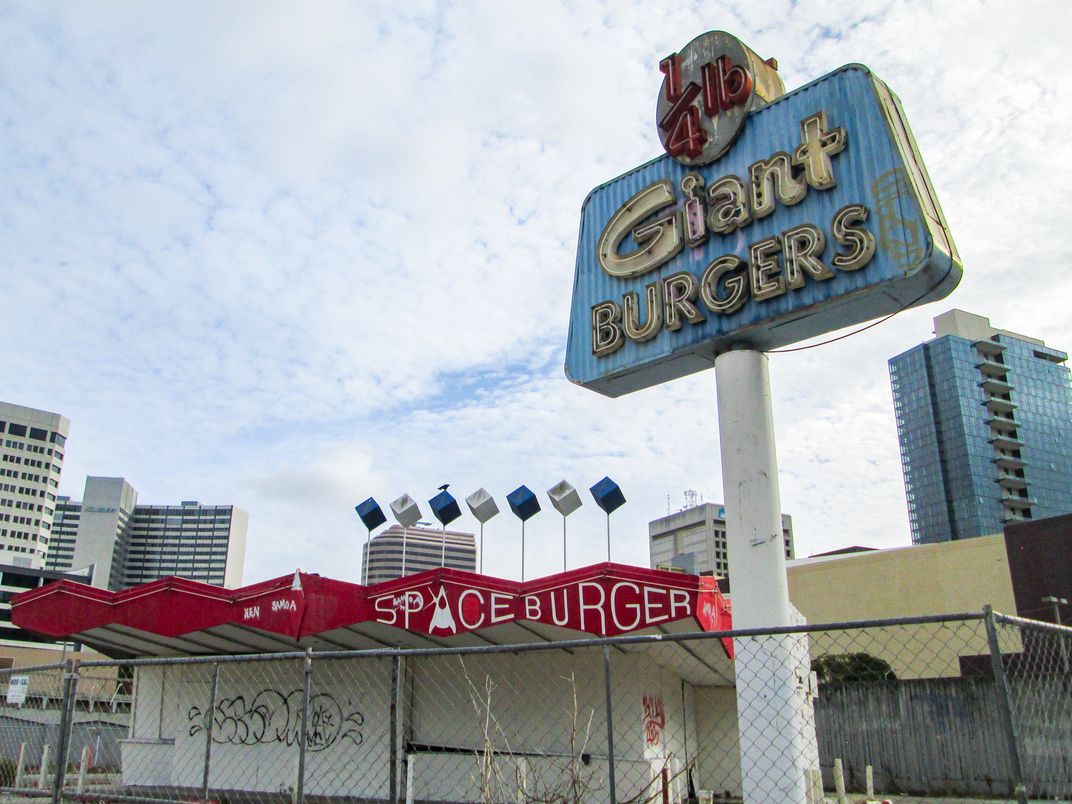 Deserted Burger Restaurant 