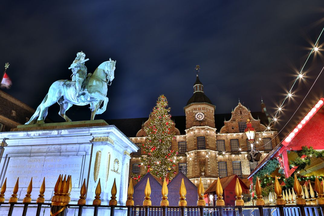 Christmas lights in Dusseldorf