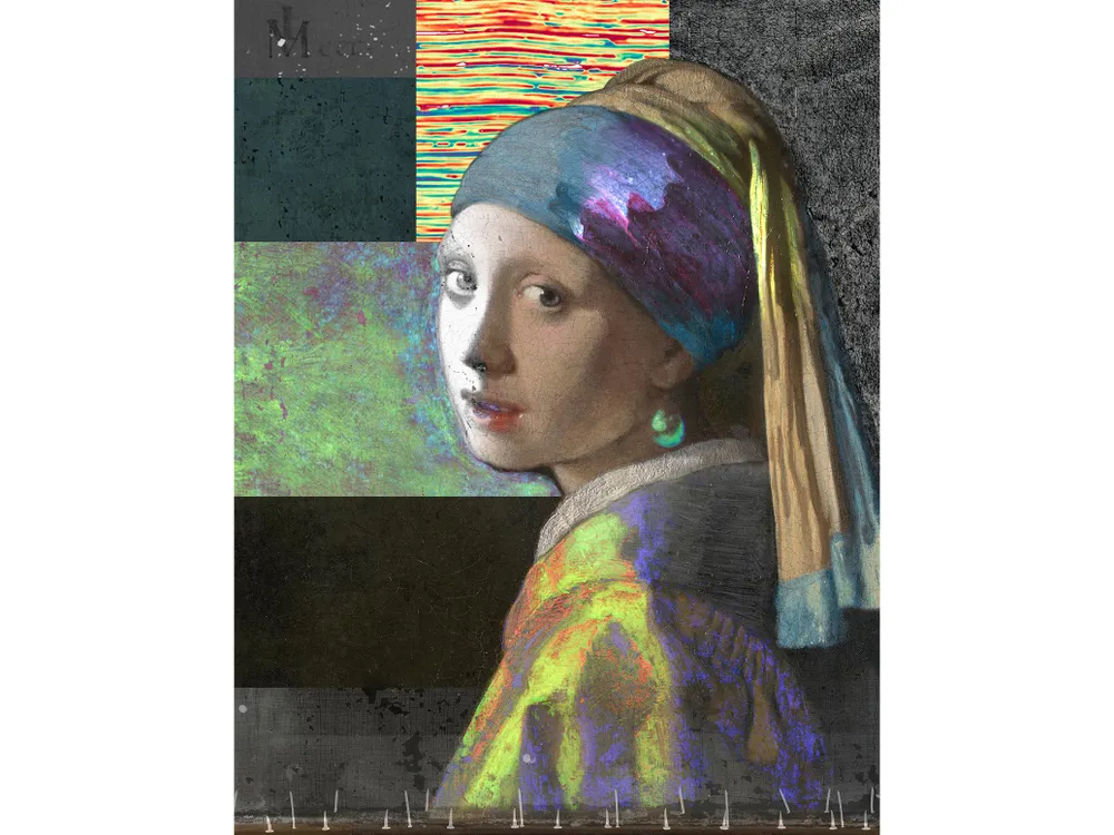 Composite image of 'Girl With a Pearl Earring'