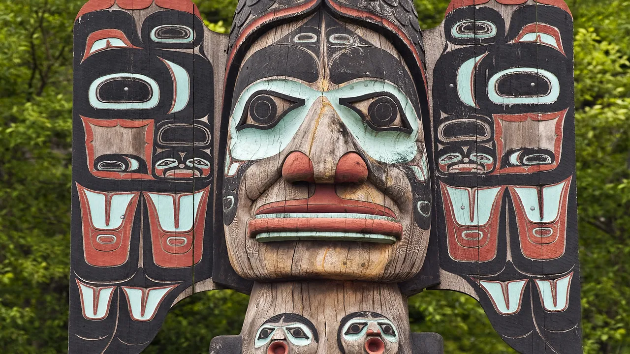 The World's Largest Collection of Standing Totem Poles Keeps